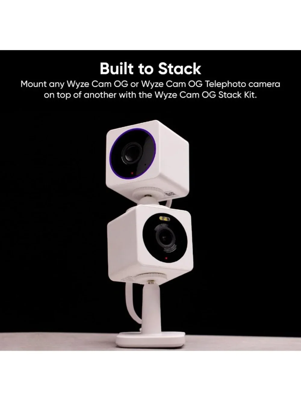 Indoor/Outdoor Security Cameras 2-Pack with Color Night Vision & Motion